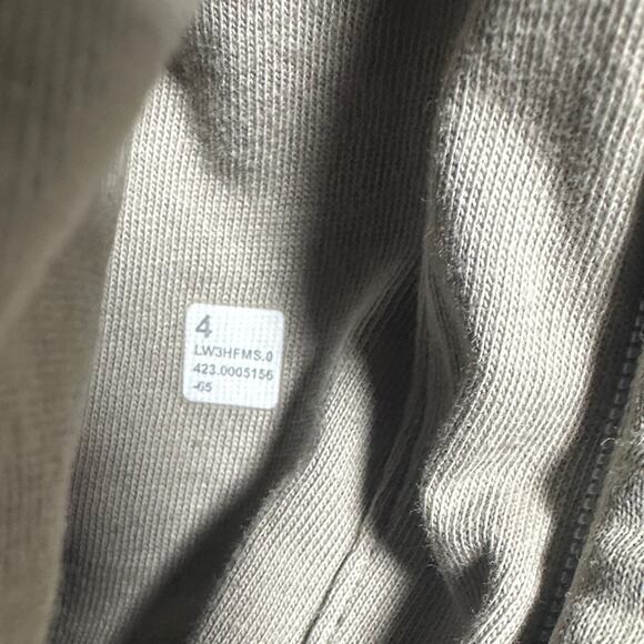 Lululemon Quilted Bomber Jacket Riverstone/Tan Size 4 EUC - Picture 6 of 8